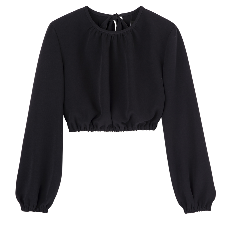 Top , Black - Crepe  - View 1 of 4