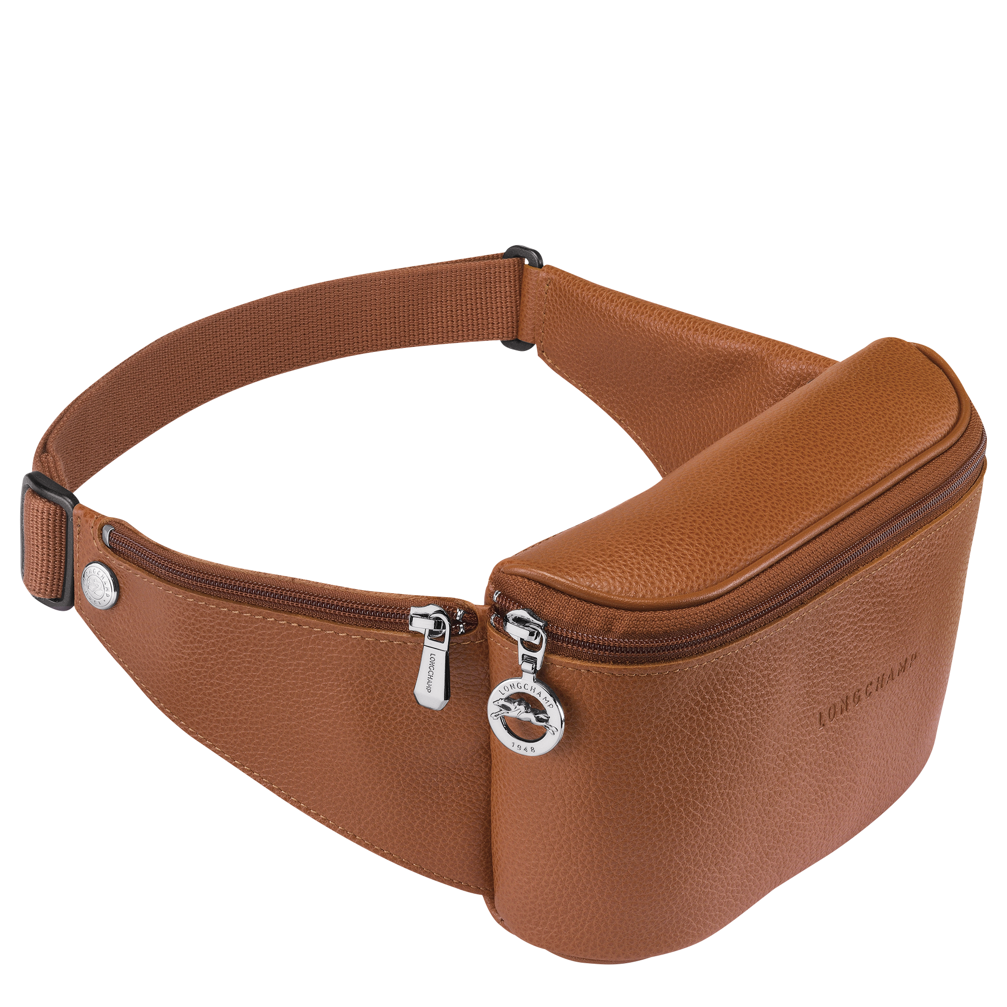 longchamp le foulonné leather belt bag