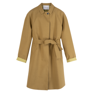 Trench coat , Desert - Water-repellent technical canvas