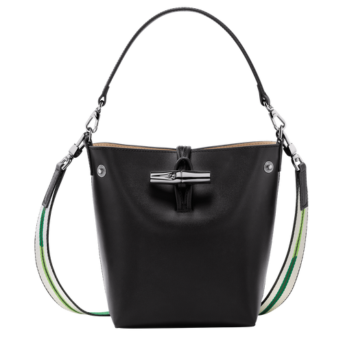 Le Roseau XS Bucket bag , Black - Leather - View 1 of  4