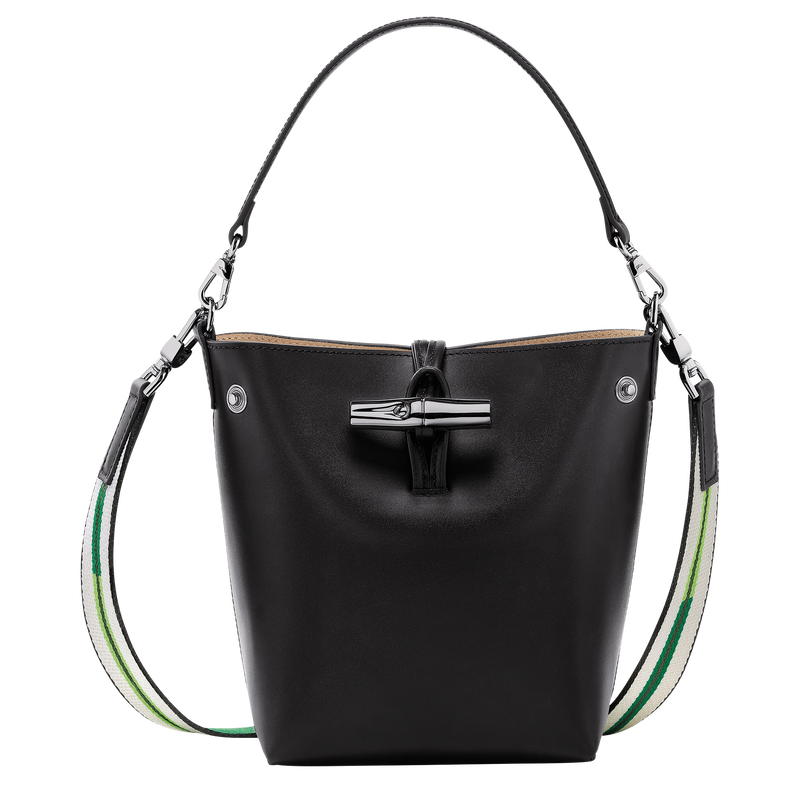 Borsa a secchiello XS Le Roseau , Pelle - Nero  - View 1 of  4