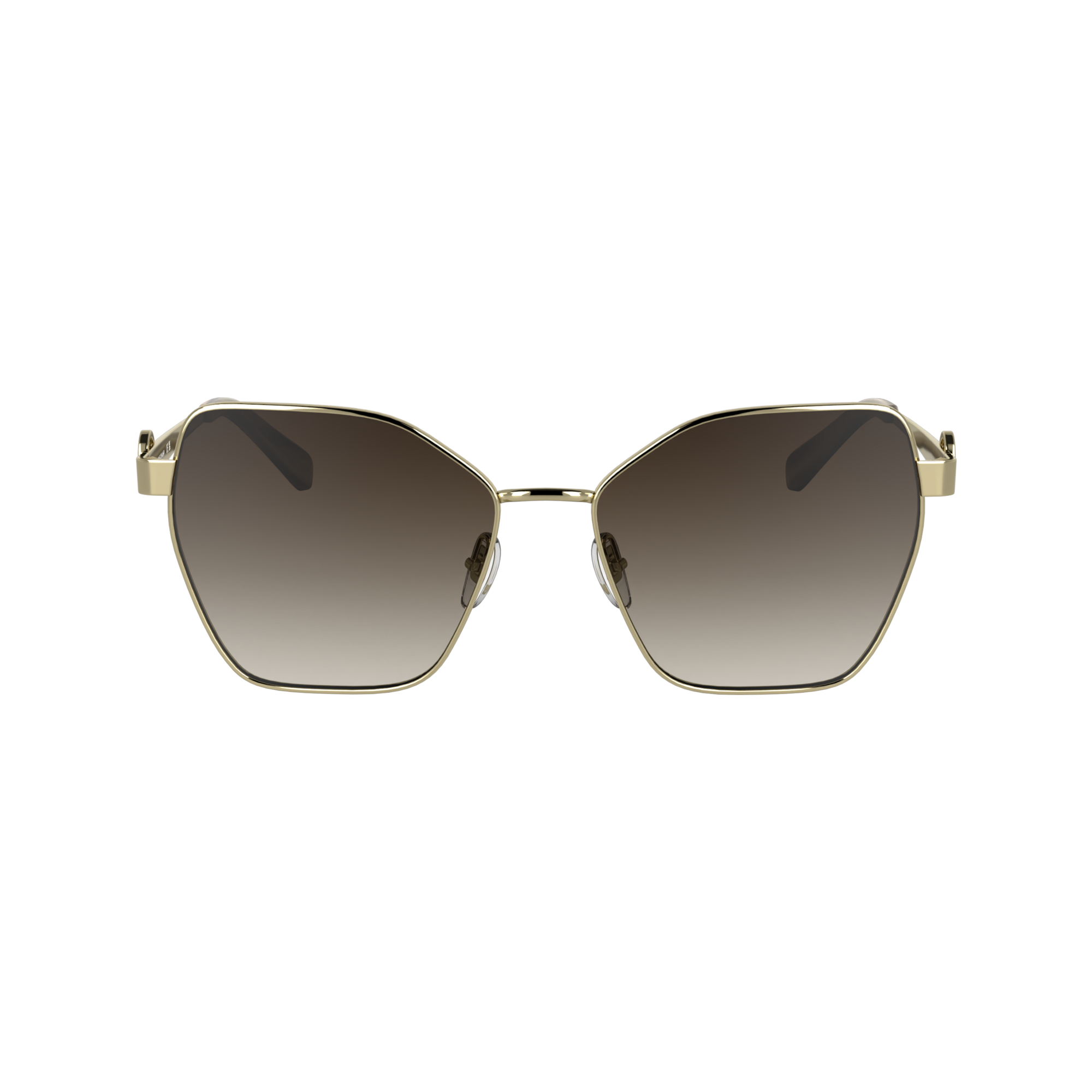 null Sunglasses, Gold/Brown