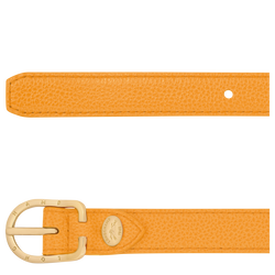 Le Foulonné Ladies' belt , Apricot - Leather