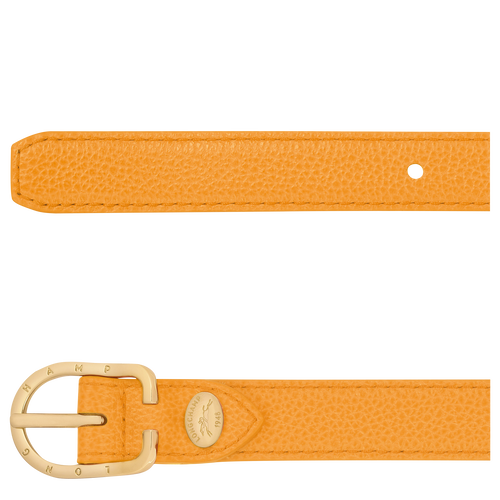 Le Foulonné Ladies' belt , Apricot - Leather - View 2 of  2