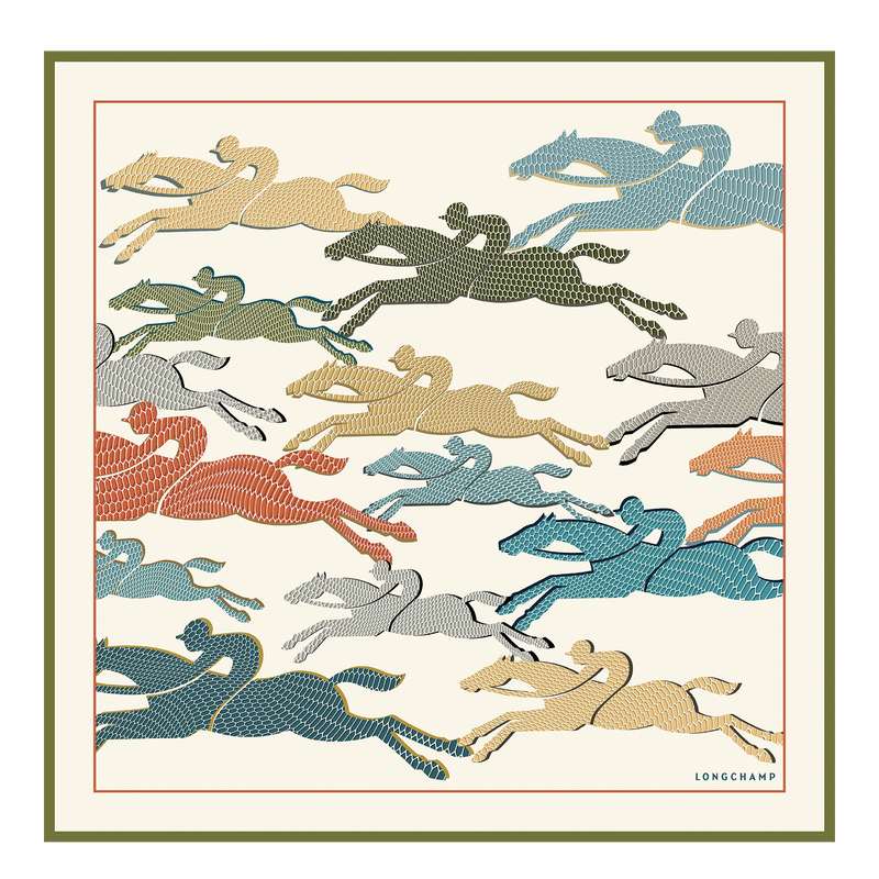 Longchamp Run Silk scarf 70