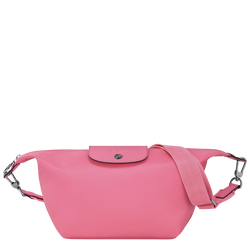 Schultertasche S Le Pliage Xtra , Leder - Pink