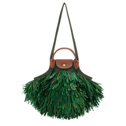 Le Pliage Filet L Mesh bag , Khaki - Canvas