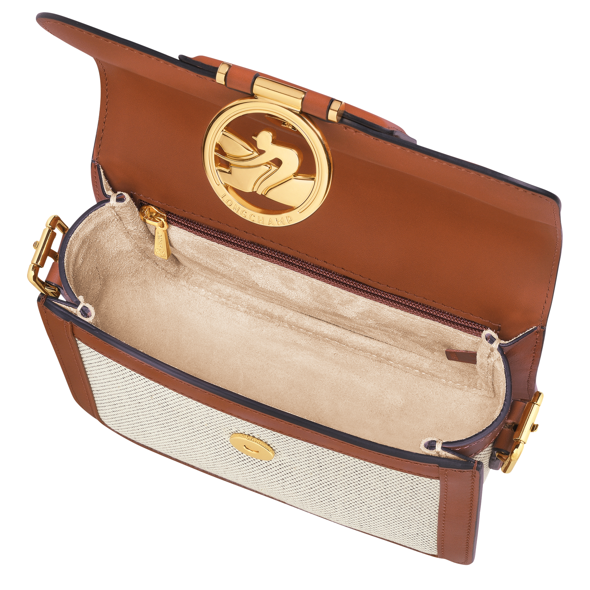 Box-Trot Crossbody bag S, Cognac