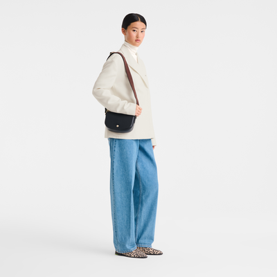 &Eacute;pure S Crossbody bag , Black - Leather
