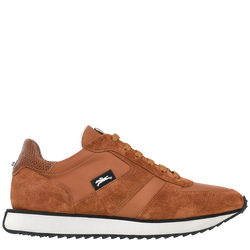 Le Pliage Green Sneakers , Cognac - Leather