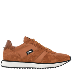 Sneakers Le Pliage Green , Pelle - Cognac