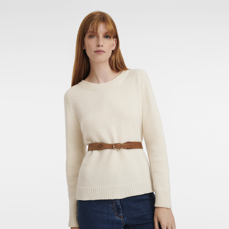 Cream ladies belt clearance