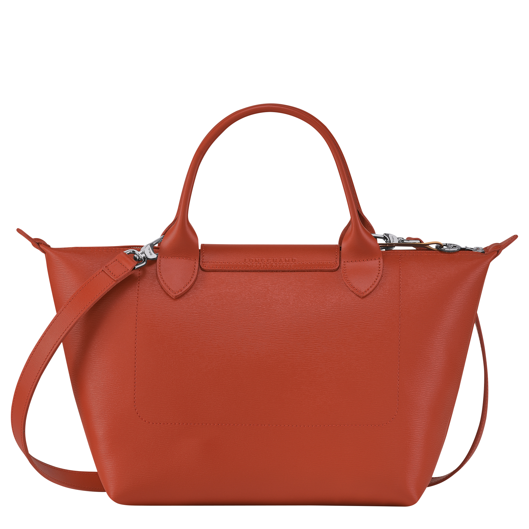 Le Pliage City S Top handle bag Terracotta - Canvas (L1512HYQ213