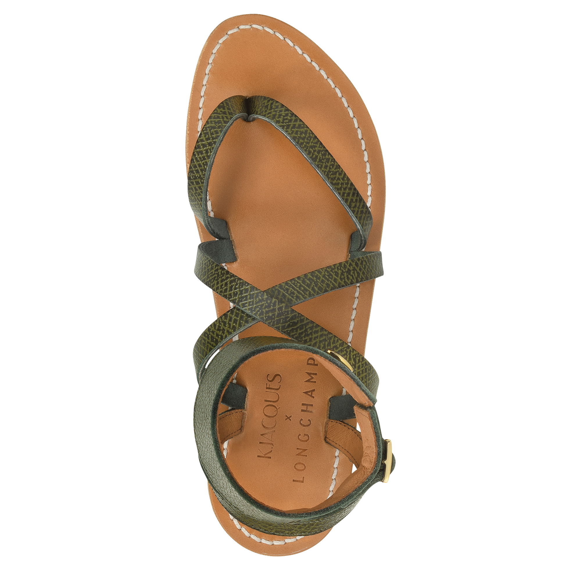 ロンシャン x カジャック Sandals, フォレスト