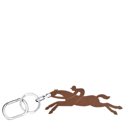 Le Pliage Key-rings , Brown - Leather