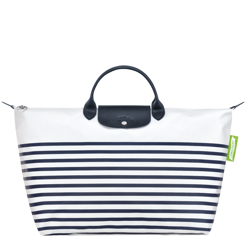 Le Pliage Collection S Travel bag Navy/White - Canvas (L1624HDF165)