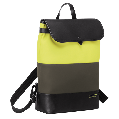 Backpack, E84 Neon/Khaki View 2 of Backpack, E84 Neon/Khaki, hi-res