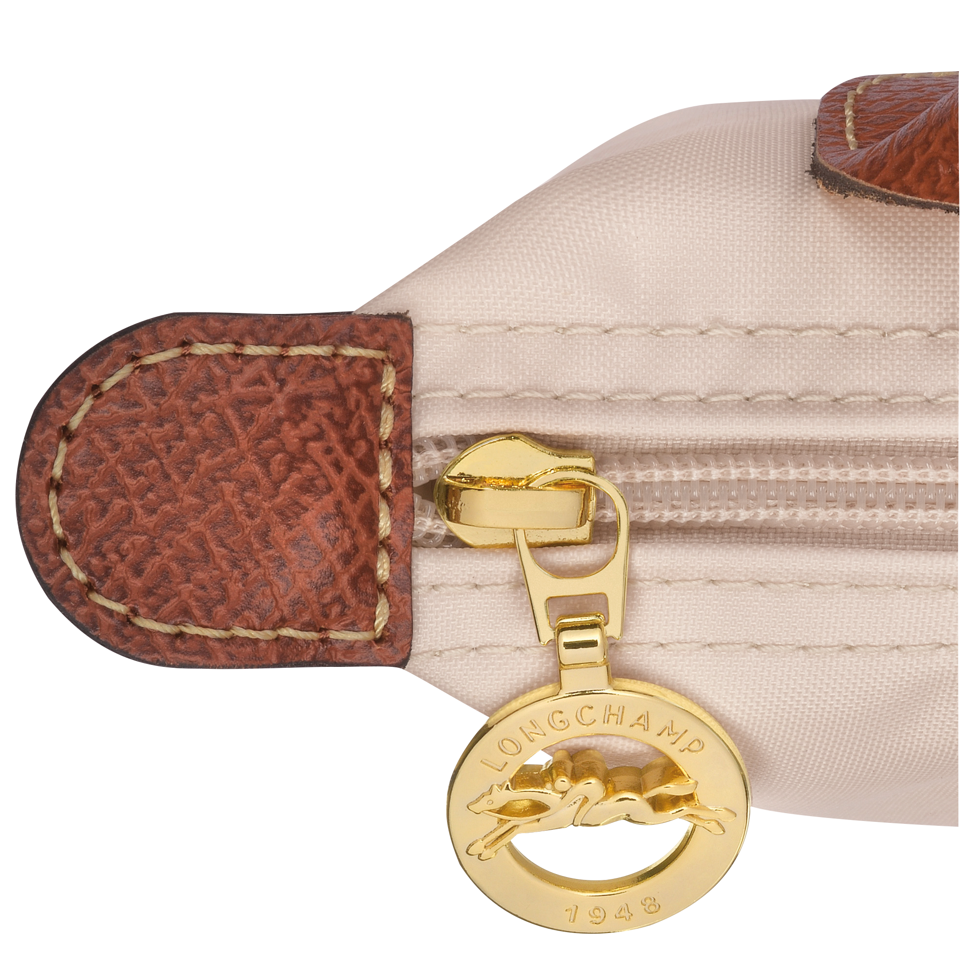 Longchamp Le Pliage Handle Mini Pouch Makeup Pouch Cognac｜TikTok Search