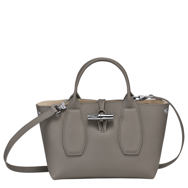 Handtasche S Le Roseau , Leder - Turteltaube  - Ansicht 5 von 7