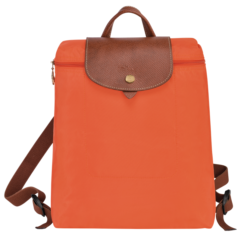 Le Pliage Original M Backpack , Orange - Recycled canvas  - View 1 of 7