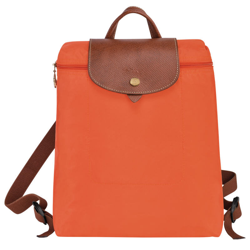 Le Pliage Original M Backpack , Orange - Recycled canvas  - View 1 of 7