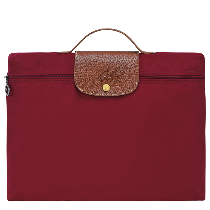 Le Pliage Original S Briefcase , Red - Recycled canvas  - View 1 of 5