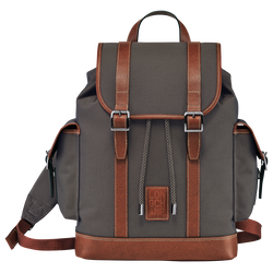 Boxford Backpack , Brown - Recycled canvas