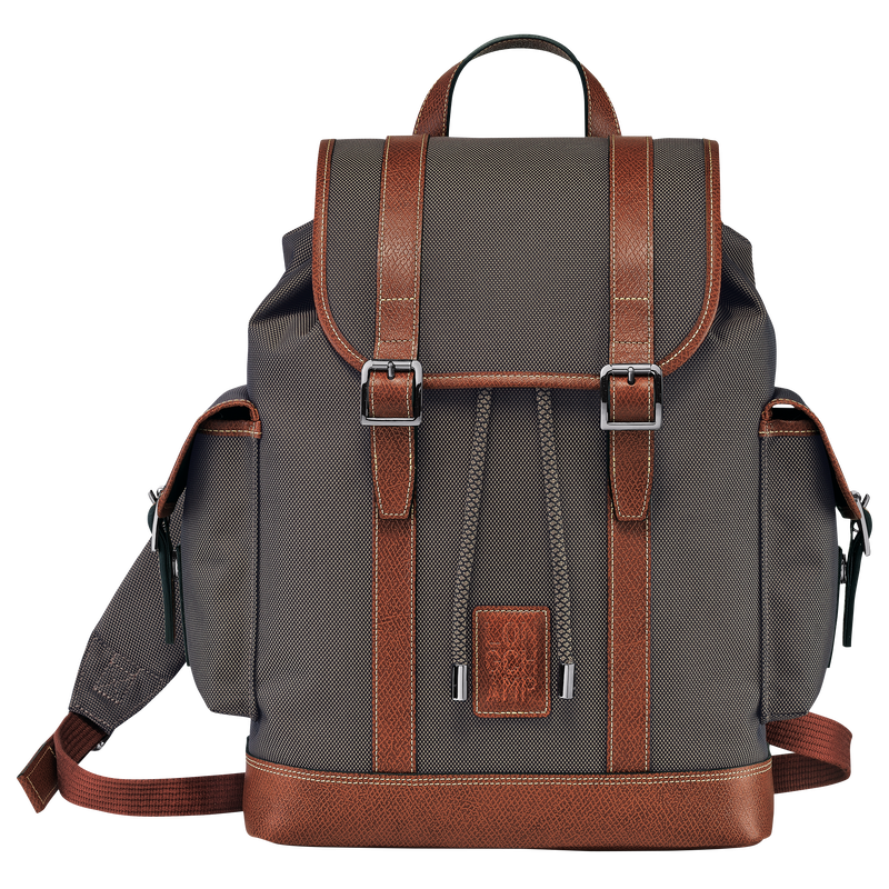 Boxford Backpack , Brown - Recycled canvas  - View 1 of  4