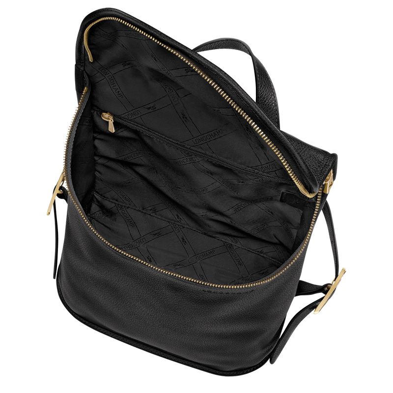 Le Foulonn&eacute; M Backpack , Black - Leather  - View 5 of  6