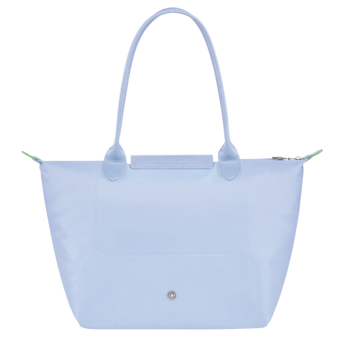 Le Pliage Green M Tote bag , Sky Blue - Recycled canvas - View 3 of  4