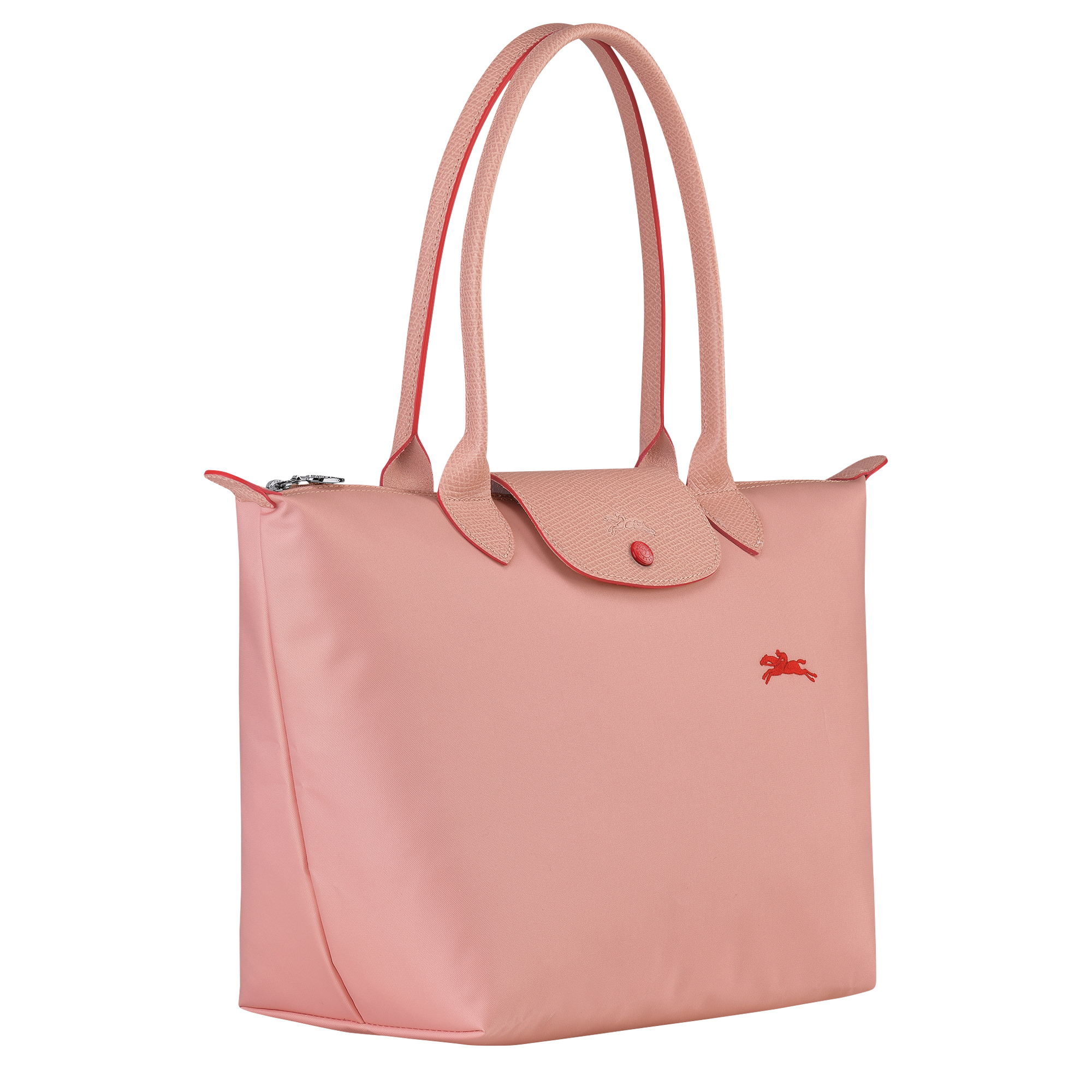 pink longchamp le pliage tote