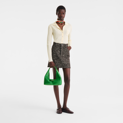Le Pliage Xtra M Shoulder bag , Matcha - Leather