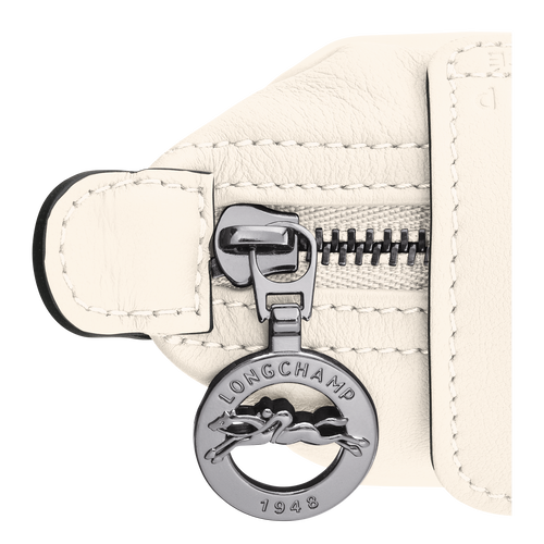 Portemonnaie Le Pliage Xtra , Leder - Ecru - Ansicht 3 von 3