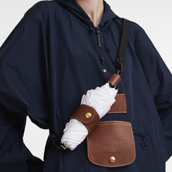 Longchamp X D'heygere Paraplu, Wit