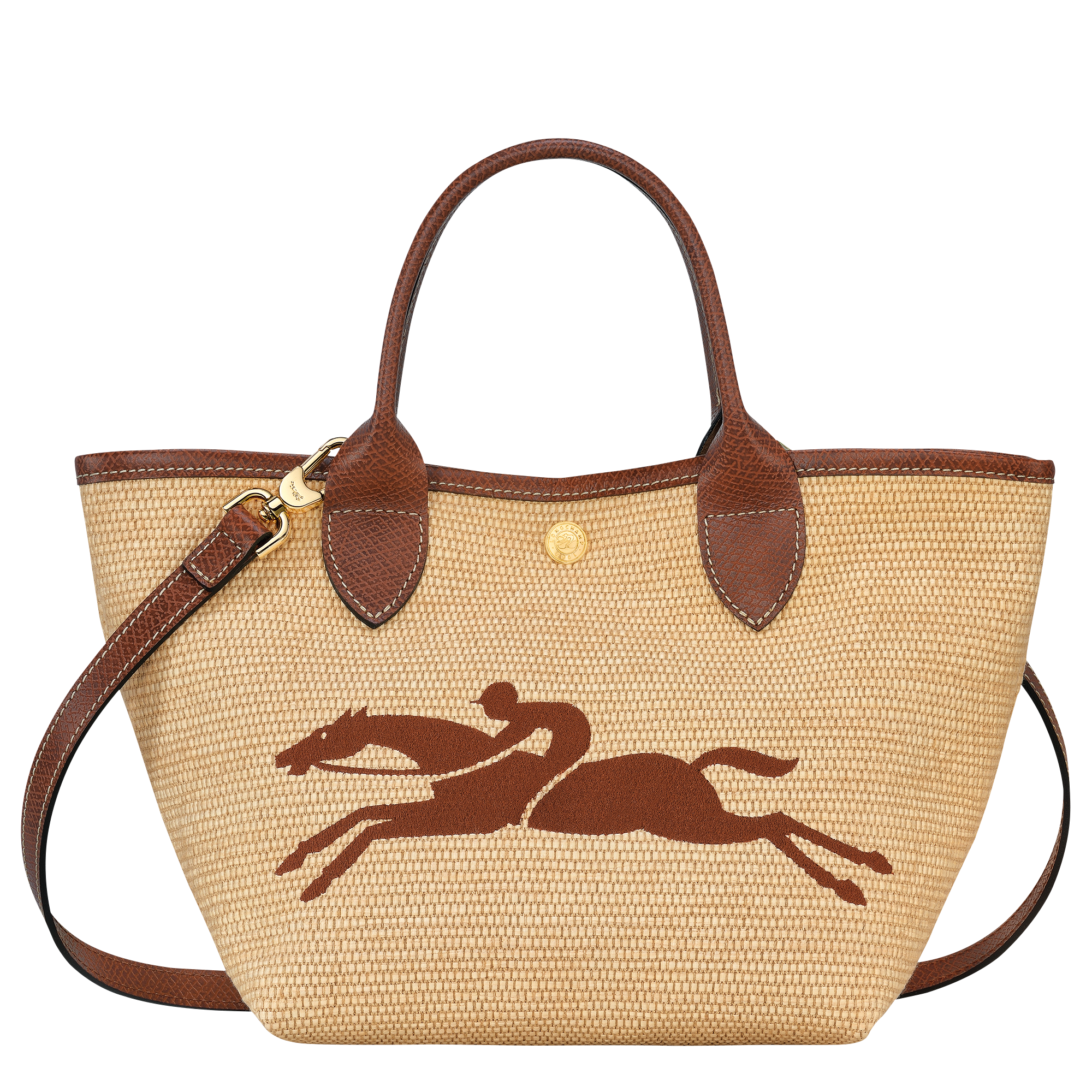 Le Panier Pliage Handtasche S, Braun