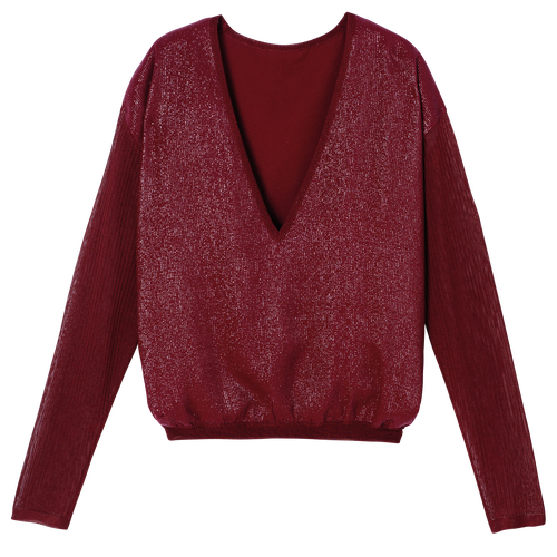 Pullover, Lackrot - View 1 of 1 Pullover, Lackrot, hi-res - View 1 of 1