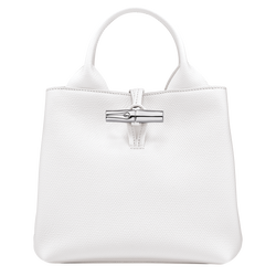 Le Roseau S Handbag , White - Leather