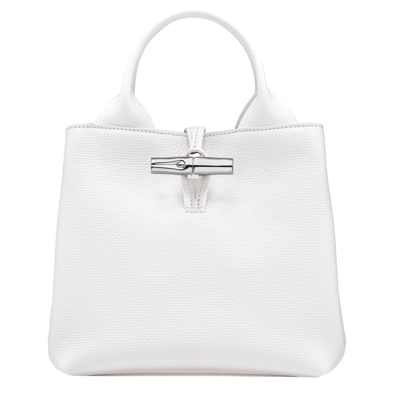 Handtasche S Le Roseau , Leder - Weiss  - Ansicht 1 von 6