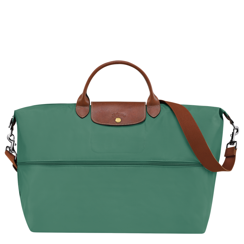 Le Pliage Original Travel bag expandable , Sage - Recycled canvas  - View 5 of 7