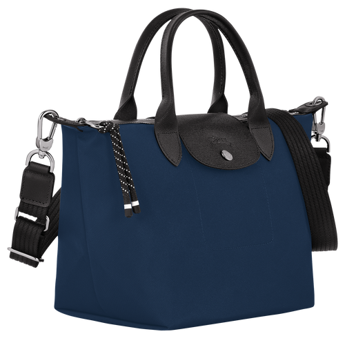 Le Pliage Energy S Handbag , Navy - Recycled canvas - View 2 of  3