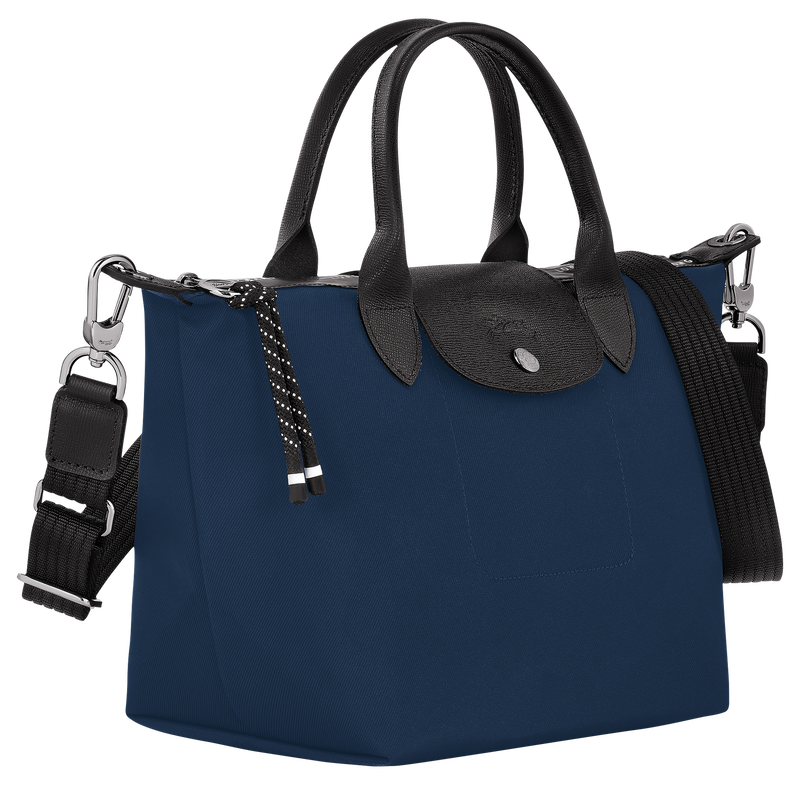 Le Pliage Energy S Handbag , Navy - Recycled canvas  - View 2 of  3