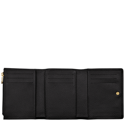 Le Foulonné Wallet, Black