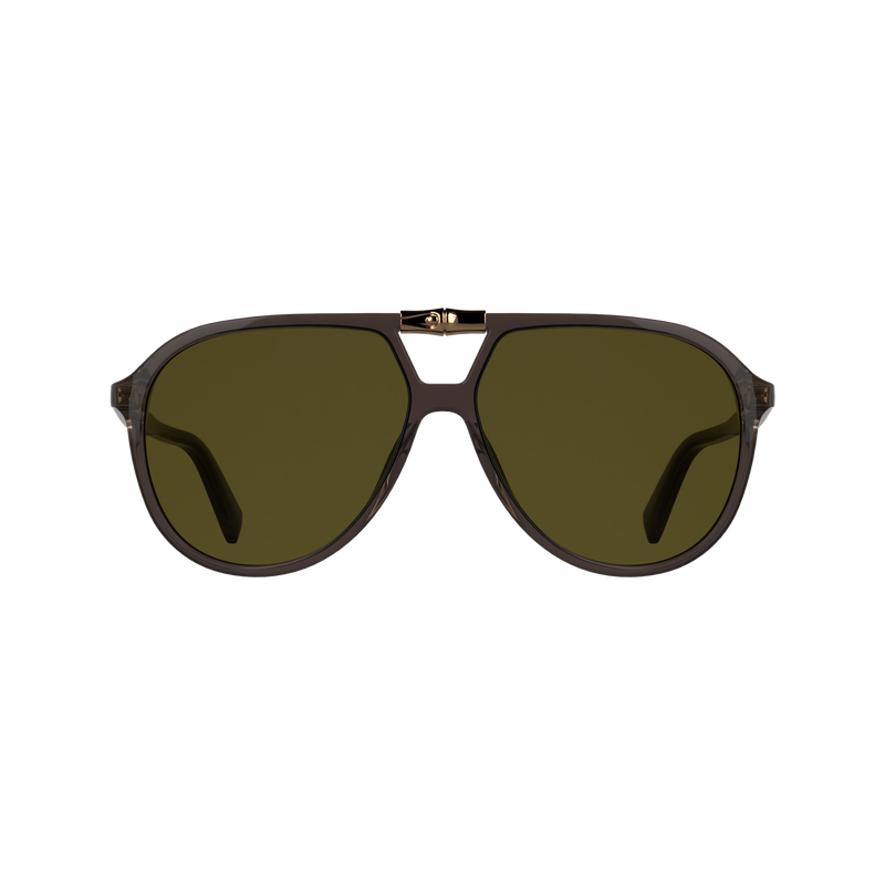 Occhiali da sole , Materiale in resina a base vegetale - Marrone  - View 1 of  2