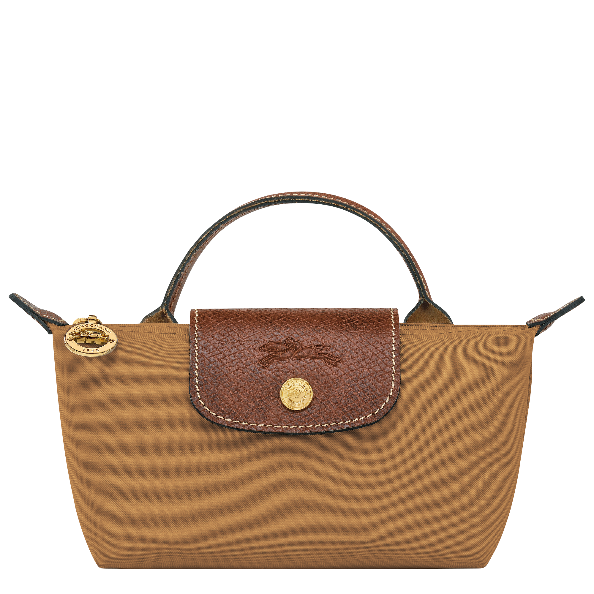 Pouch with handle, Fawn - View 1 of
6 - zoom in Le Pliage Original Pouch with handle, Fawn