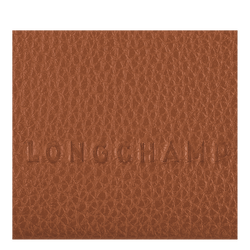 Le Foulonné Card holder , Caramel - Leather