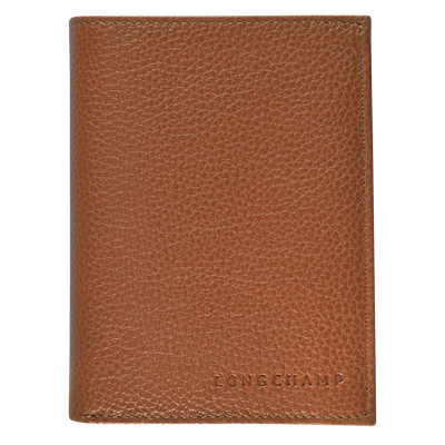 Portefeuille Le Foulonné , Cuir - Caramel