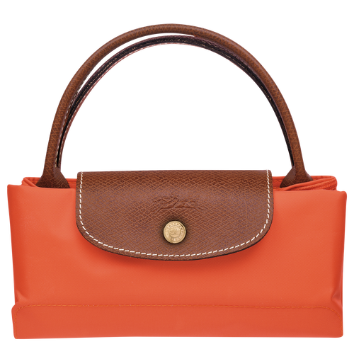 Le Pliage Original Tas met handgreep aan de bovenkant S , Oranje - Gerecycled canvas - Weergave 7 van  7