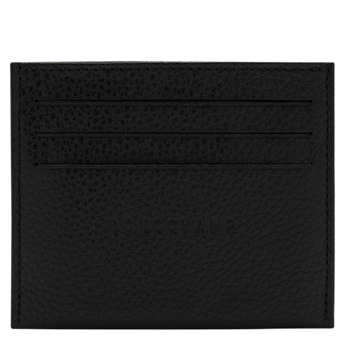 Card holder Le Foulonné Black (L3219021047) | Longchamp US Card holder Le Foulonné Black (L3219021047) | Longchamp US