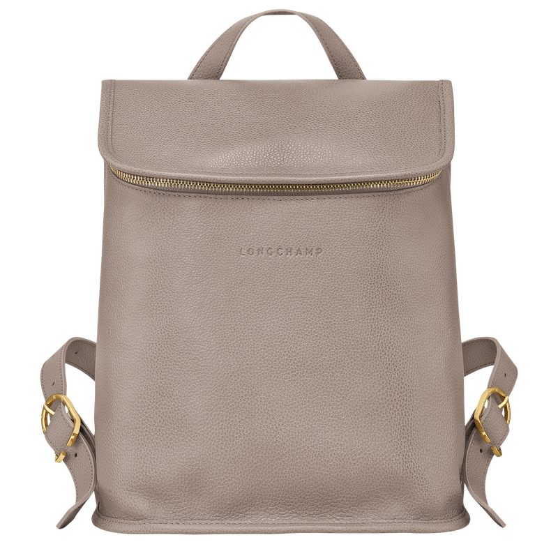 Le Foulonné Backpack , Turtledove - Leather  - View 1 of 6