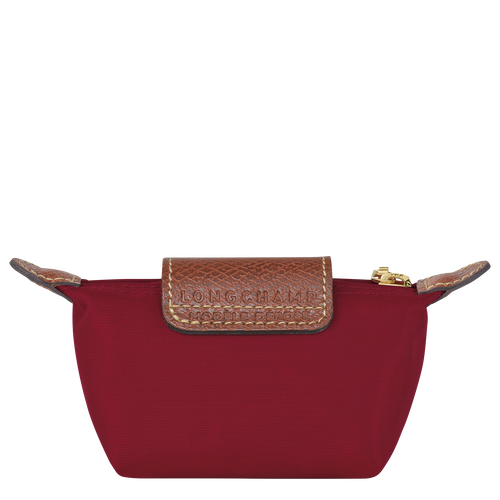 Le Pliage Original Coin purse , Red - Recycled canvas - View 2 of 3